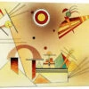 Reduced Weight Wassily Kandinsky Lærredsbillede 30 X 20 Cm Billedramme -POSTERLOUNGE Salg 511057 canvas l