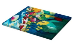 Murnau - The Garden II Wassily Kandinsky Lærredsbillede 20 X 30 Cm Billedramme -POSTERLOUNGE Salg 511137 canvas pds l