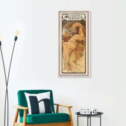 Chocolat Mexicain, Autumn Alfons Mucha Akrylbillede 20 X 40 Cm Billedramme -POSTERLOUNGE Salg 511359 acrylic glass room ad prints l