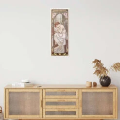 The Four Times Of The Day - Night's Rest Alfons Mucha Plakat 20 X 50 Cm Billedramme 9 The Four Times Of The Day - Night's Rest Alfons Mucha Plakat 20 X 50 Cm Billedramme -POSTERLOUNGE Salg 511412 poster room panorama l