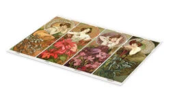 The Precious Stones Alfons Mucha Plakat 30 X 20 Cm Billedramme -POSTERLOUNGE Salg 511468 poster pds l