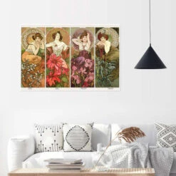 The Precious Stones Alfons Mucha Plakat 30 X 20 Cm Billedramme -POSTERLOUNGE Salg 511468 poster room living room l