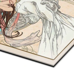 The Arts - Music Alfons Mucha Galleritryk 20 X 30 Cm Billedramme -POSTERLOUNGE Salg 511469 gallery print empCorner l