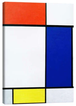 Composition With Red, Yellow, Blue Piet Mondrian Lærredsbillede 20 X 30 Cm Billedramme