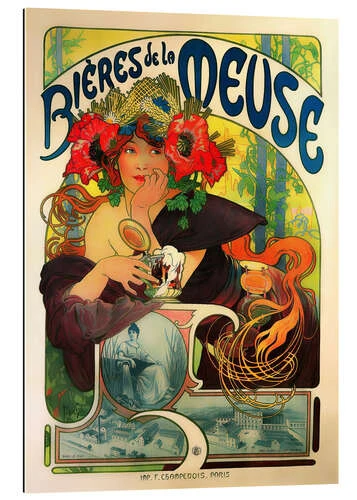 Bières De La Meuse I Alfons Mucha Galleritryk 20 X 30 Cm Billedramme 1 Bières De La Meuse I Alfons Mucha Galleritryk 20 X 30 Cm Billedramme -POSTERLOUNGE Salg 511812 gallery print l