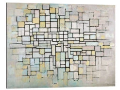 Composition No. II, 1913 Piet Mondrian Galleritryk 30 X 20 Cm Billedramme