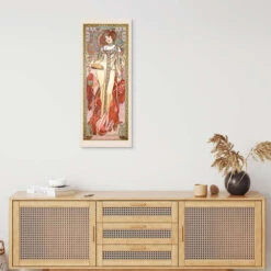 The Four Seasons - Autumn Alfons Mucha Galleritryk 20 X 50 Cm Billedramme -POSTERLOUNGE Salg 512068 gallery print room living room l