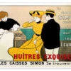 Huîtres Exquises (Udsøgte østers) Leonetto Cappiello Plakat 30 X 20 Cm Billedramme -POSTERLOUNGE Salg 514305 poster l
