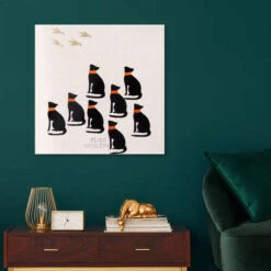 Billedbog - Flieg Vöglein Koloman Moser Galleritryk 30 X 30 Cm Billedramme -POSTERLOUNGE Salg 514832 gallery print room sayings and quotes l