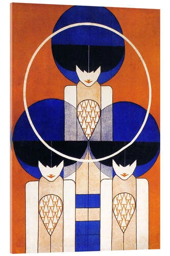 Ver Sacrum, 1902 (detalje) Koloman Moser Akrylbillede 20 X 30 Cm Billedramme 3 Ver Sacrum, 1902 (detalje) Koloman Moser Akrylbillede 20 X 30 Cm Billedramme