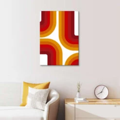 Retro Bow Mandy Reinmuth Lærredsbillede 20 X 30 Cm Billedramme -POSTERLOUNGE Salg 5165 canvas room lounge l