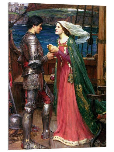 Tristan Og Isolde John William Waterhouse Galleritryk 20 X 30 Cm Billedramme 3 Tristan Og Isolde John William Waterhouse Galleritryk 20 X 30 Cm Billedramme