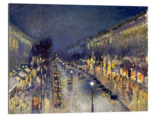 Boulevard Montmartre Om Natten Camille Pissarro Galleritryk 30 X 20 Cm Billedramme 3 Boulevard Montmartre Om Natten Camille Pissarro Galleritryk 30 X 20 Cm Billedramme