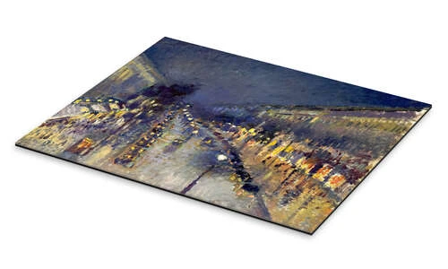 Boulevard Montmartre Om Natten Camille Pissarro Galleritryk 30 X 20 Cm Billedramme 4 Boulevard Montmartre Om Natten Camille Pissarro Galleritryk 30 X 20 Cm Billedramme - Billede 2