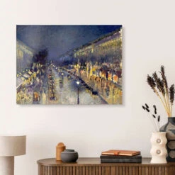 Boulevard Montmartre Om Natten Camille Pissarro Galleritryk 30 X 20 Cm Billedramme 9 Boulevard Montmartre Om Natten Camille Pissarro Galleritryk 30 X 20 Cm Billedramme -POSTERLOUNGE Salg 523440 gallery print room impressionism l