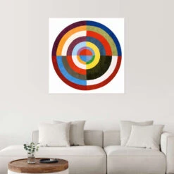 First Disk Robert Delaunay Plakat 30 X 30 Cm Billedramme -POSTERLOUNGE Salg 527079 poster room colourful l