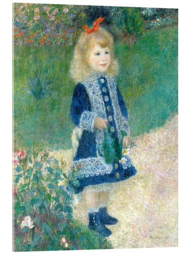 Girl With Watering Can Pierre-Auguste Renoir Akrylbillede 20 X 30 Cm Billedramme 3 Girl With Watering Can Pierre-Auguste Renoir Akrylbillede 20 X 30 Cm Billedramme