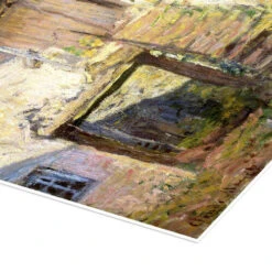 The Staircase Claude Monet Plakat 30 X 40 Cm Billedramme -POSTERLOUNGE Salg 527359 poster empCorner l