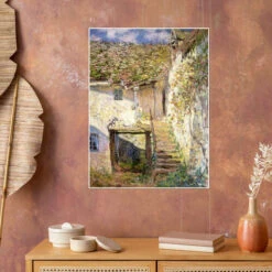 The Staircase Claude Monet Plakat 30 X 40 Cm Billedramme -POSTERLOUNGE Salg 527359 poster room portrait format l