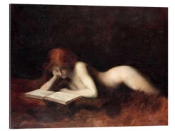 The Reader Jean-Jacques Henner Galleritryk 30 X 20 Cm Billedramme
