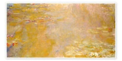 Water-Lily Pond IV Claude Monet Plakat 40 X 20 Cm Billedramme