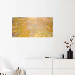 Water-Lily Pond IV Claude Monet Plakat 40 X 20 Cm Billedramme 9 Water-Lily Pond IV Claude Monet Plakat 40 X 20 Cm Billedramme -POSTERLOUNGE Salg 528528 poster room landscapes l