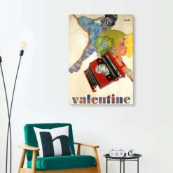 Olivetti Skrivemaskine "Valentine" Galleritryk 20 X 30 Cm Billedramme -POSTERLOUNGE Salg 528954 gallery print room ad prints l