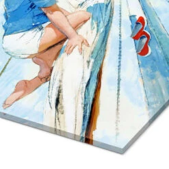 Vintage Sailboat Al Buell Akrylbillede 20 X 30 Cm Billedramme -POSTERLOUNGE Salg 530277 acrylic glass empCorner l