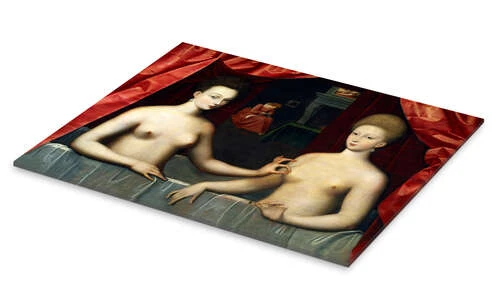 Gabrielle D'Estrées Og En Af Hendes Søstre Akrylbillede 30 X 20 Cm Billedramme 4 Gabrielle D'Estrées Og En Af Hendes Søstre Akrylbillede 30 X 20 Cm Billedramme - Billede 2