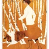 Walking The Dog In The Birch Forest Clarence Coles Phillips Plakat 30 X 40 Cm Billedramme -POSTERLOUNGE Salg 533448 poster l