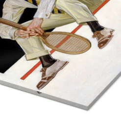 Tennis Spiller Joseph Christian Leyendecker Akrylbillede 20 X 30 Cm Billedramme -POSTERLOUNGE Salg 534611 acrylic glass empCorner l