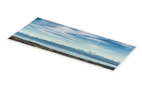 Bodensøen Panorama Siegfried Heinrich Plakat 60 X 20 Cm Billedramme 4 Bodensøen Panorama Siegfried Heinrich Plakat 60 X 20 Cm Billedramme - Billede 2