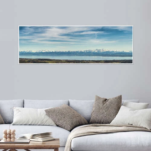 Bodensøen Panorama Siegfried Heinrich Plakat 60 X 20 Cm Billedramme 6 Bodensøen Panorama Siegfried Heinrich Plakat 60 X 20 Cm Billedramme - Billede 4