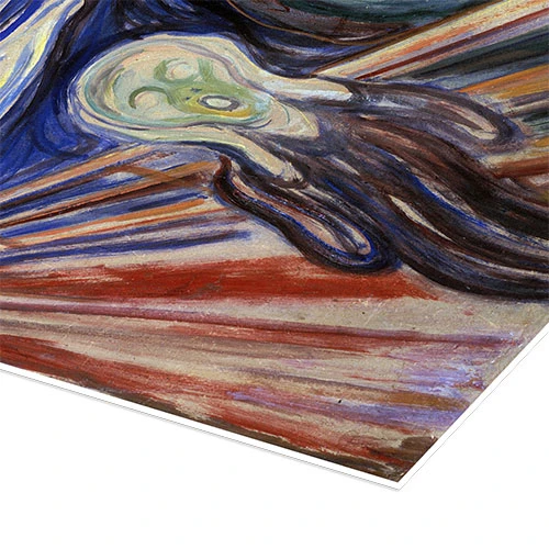 Skriget Edvard Munch Plakat 30 X 40 Cm Billedramme 5 Skriget Edvard Munch Plakat 30 X 40 Cm Billedramme - Billede 3