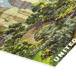 New York United Airlines Vintage Travel Collection Plakat 20 X 30 Cm Billedramme -POSTERLOUNGE Salg 538244 poster empCorner l