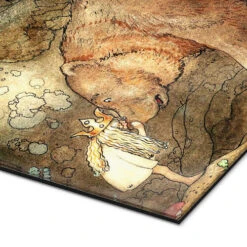 Stackars Lilla Basse! John Bauer Galleritryk 30 X 30 Cm Billedramme -POSTERLOUNGE Salg 540142 gallery print empCorner l