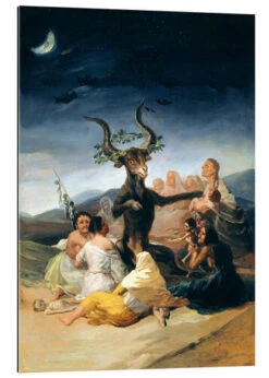 Witches' Sabbath Francisco José De Goya Galleritryk 20 X 30 Cm Billedramme