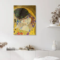 Kysset (detalje) IV Gustav Klimt Akrylbillede 20 X 30 Cm Billedramme -POSTERLOUNGE Salg 547731 acrylic glass room portrait format l