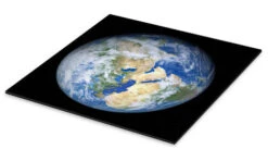 Jorden Set Fra Verdensrummet Detlev Van Ravenswaay Galleritryk 30 X 30 Cm Billedramme -POSTERLOUNGE Salg 549967 gallery print pds l