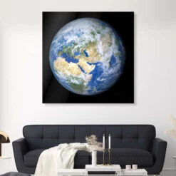 Jorden Set Fra Verdensrummet Detlev Van Ravenswaay Galleritryk 30 X 30 Cm Billedramme -POSTERLOUNGE Salg 549967 gallery print room square l