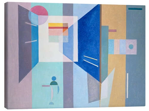 To The Right - To The Left Wassily Kandinsky Lærredsbillede 30 X 20 Cm Billedramme 3 To The Right - To The Left Wassily Kandinsky Lærredsbillede 30 X 20 Cm Billedramme