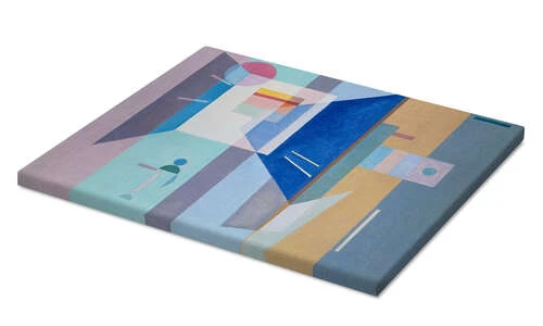 To The Right - To The Left Wassily Kandinsky Lærredsbillede 30 X 20 Cm Billedramme 4 To The Right - To The Left Wassily Kandinsky Lærredsbillede 30 X 20 Cm Billedramme - Billede 2