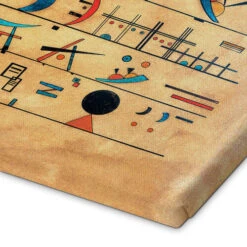Character Strings Wassily Kandinsky Lærredsbillede 30 X 20 Cm Billedramme -POSTERLOUNGE Salg 559307 canvas empCorner l