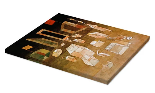 Nichtkomponiertes Im Raum. 1929, 124 Paul Klee Lærredsbillede 20 X 30 Cm Billedramme 4 Nichtkomponiertes Im Raum. 1929, 124 Paul Klee Lærredsbillede 20 X 30 Cm Billedramme - Billede 2