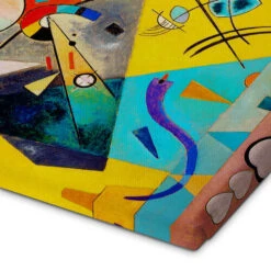 Silent Harmony Wassily Kandinsky Lærredsbillede 20 X 30 Cm Billedramme -POSTERLOUNGE Salg 559385 canvas empCorner l