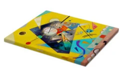 Silent Harmony Wassily Kandinsky Lærredsbillede 20 X 30 Cm Billedramme -POSTERLOUNGE Salg 559385 canvas pds l
