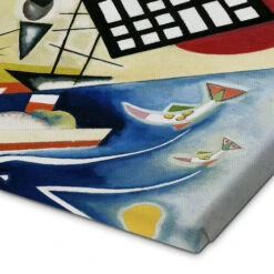 With The Black Louver Wassily Kandinsky Lærredsbillede 30 X 30 Cm Billedramme -POSTERLOUNGE Salg 559411 canvas empCorner l