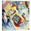 With The Black Louver Wassily Kandinsky Lærredsbillede 30 X 30 Cm Billedramme -POSTERLOUNGE Salg 559411 canvas l