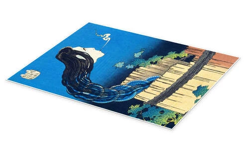 The Mansion Of The Plates (Sara Yashiki) Katsushika Hokusai Plakat 30 X 40 Cm Billedramme 4 The Mansion Of The Plates (Sara Yashiki) Katsushika Hokusai Plakat 30 X 40 Cm Billedramme - Billede 2