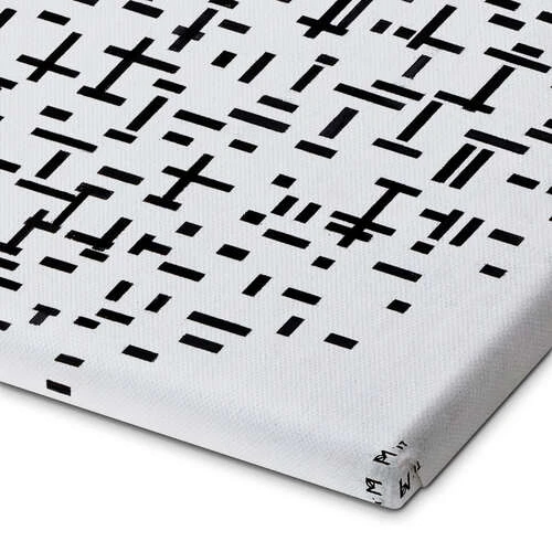 Komposition I Linje, Anden Stadium Piet Mondrian Lærredsbillede 30 X 30 Cm Billedramme 5 Komposition I Linje, Anden Stadium Piet Mondrian Lærredsbillede 30 X 30 Cm Billedramme - Billede 3